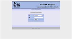 Desktop Screenshot of digesto.fhaycs-uader.edu.ar